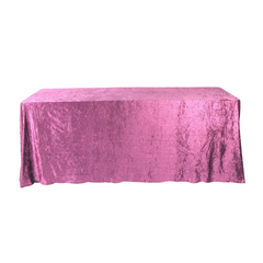 Velvet 90'x132' Rectangular Tablecloth - Violet