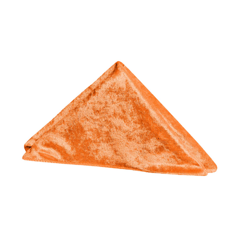 Velvet 20in x 20in Linen Napkin - Orange