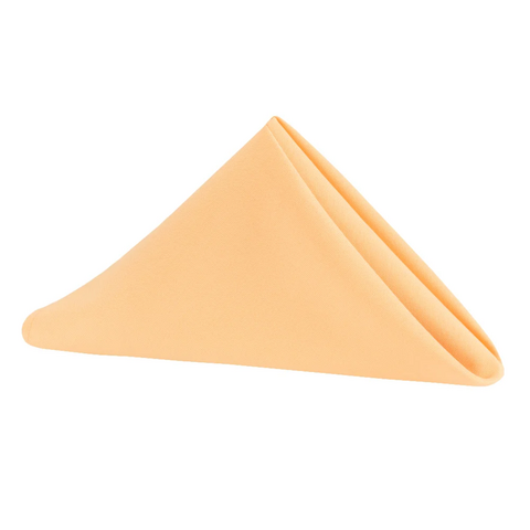 Premium Polyester Napkin 20in x 20in - Peach