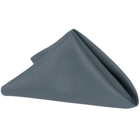 Premium Polyester Napkin 20in x 20in - Pewter