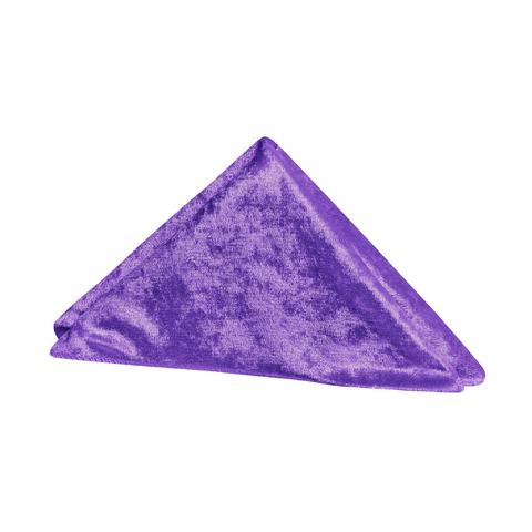 Velvet 20in x 20in Linen Napkin - Purple