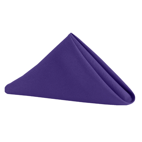 Premium Polyester Napkin 20in x 20in - Royal Purple
