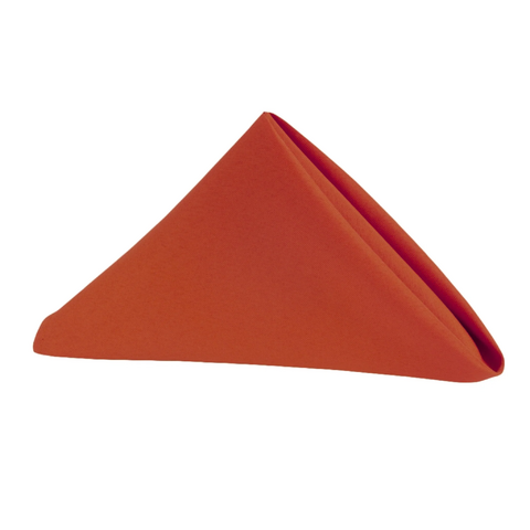 Premium Polyester Napkin 20in x 20in - Rust