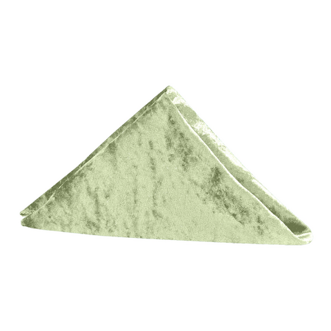 Velvet 20in x 20in Linen Napkin - Sage Green