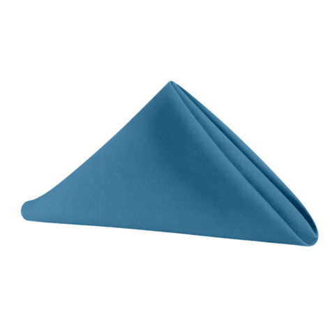 Premium Polyester Napkin 20in x 20in - Steele Blue