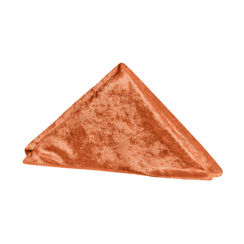 Velvet 20in x 20in Linen Napkin - Terracotta