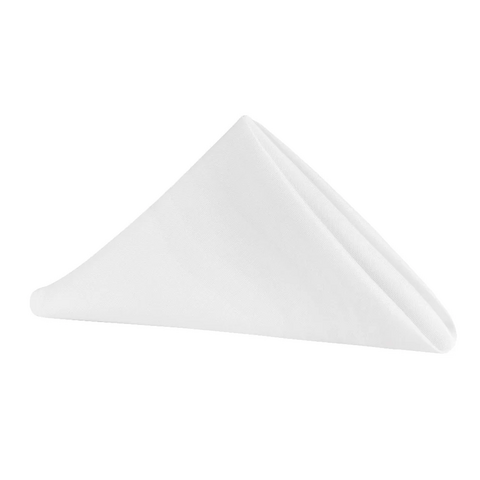 Premium Polyester Napkin 20in x 20in - White
