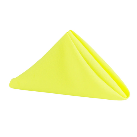 Premium Polyester Napkin 20in x 20in - Yellow