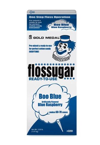 Blue Raspberry Floss Sugar