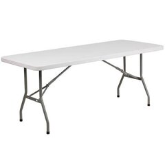 8 FT White Folding Table