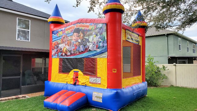 Paw Patrol Theme Bounce House 