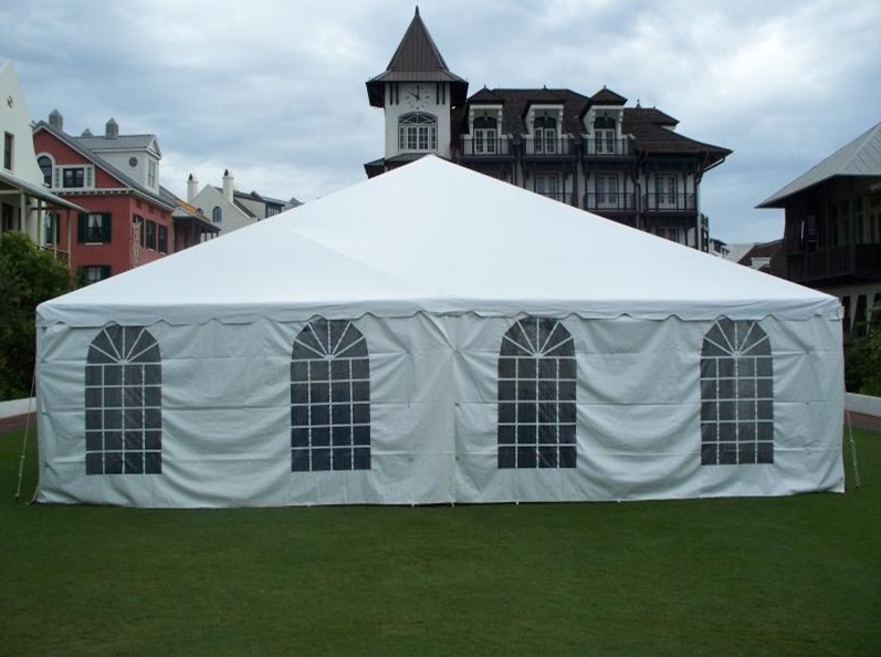 Enclosed 20ft by 40ft Tent