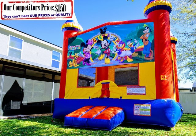 Clubhouse Theme Bounce House