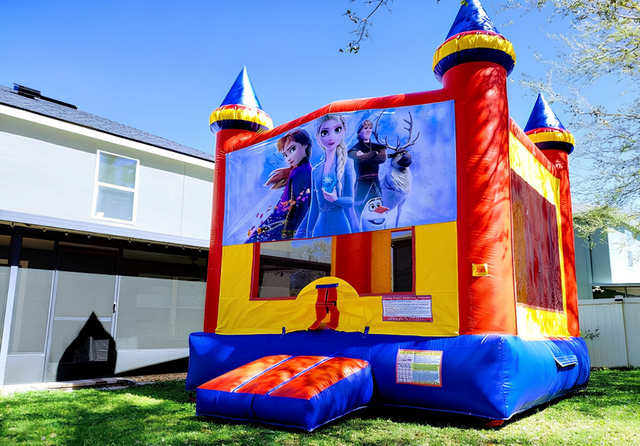 Frozen Theme Bounce House