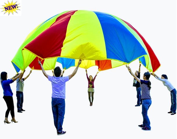 Rainbow Parachute (GIANT 12 foot)
