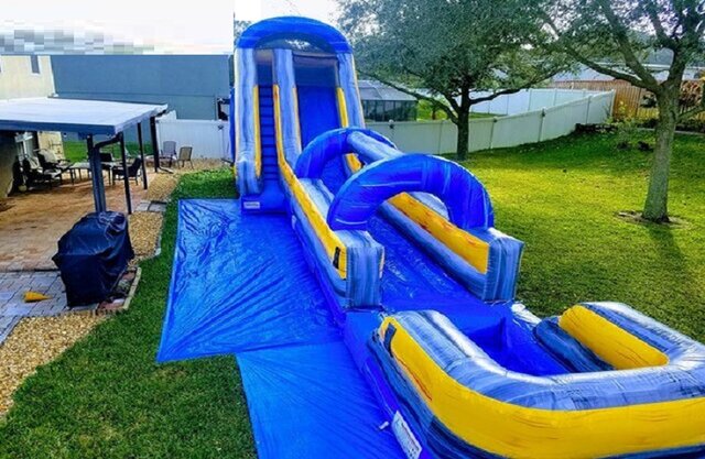 TSUNAMI XL (20ft X 60ft Water Slide with Slip N Slide and Large Pool)