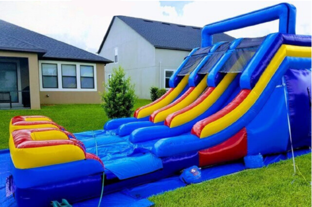 HYDRA (16ft X 30ft Dual Water Slide)