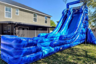 ATOMIC DROP Royal (24ft X 46ft GIANT Water Slide with Large Pool)