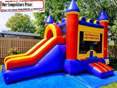 Large Castle (Dry Slide Combo  & Basketball Hoop)