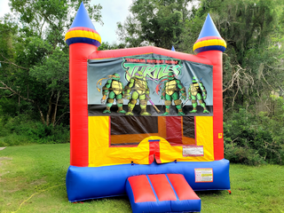 Ninja Turtles Theme Bounce House