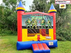 Ninja Turtles Theme Bounce House