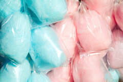 Bagged cotton candy (24 Bags)
