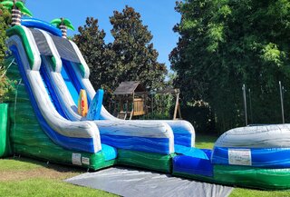 Hawaiian Surf (25ft X 48ft GIANT Water Slide with Large Pool)