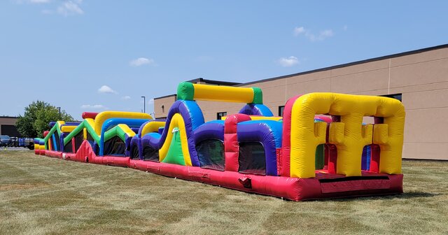 110ft Mega Run Obstacle Course