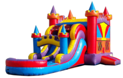Crazy Castle Wet Combo w/pool