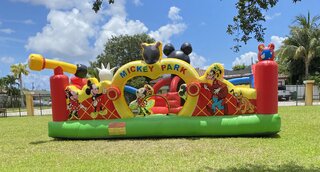 Mickey Obstacle Bounce House