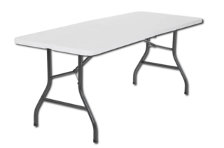 6ft White Folding Tables