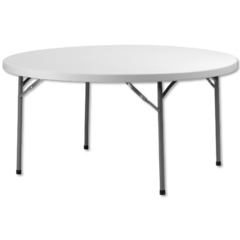 48" Round White Tables