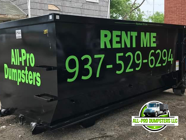 Compact dumpster for small cleanouts