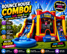 Wet Bounce House Combo