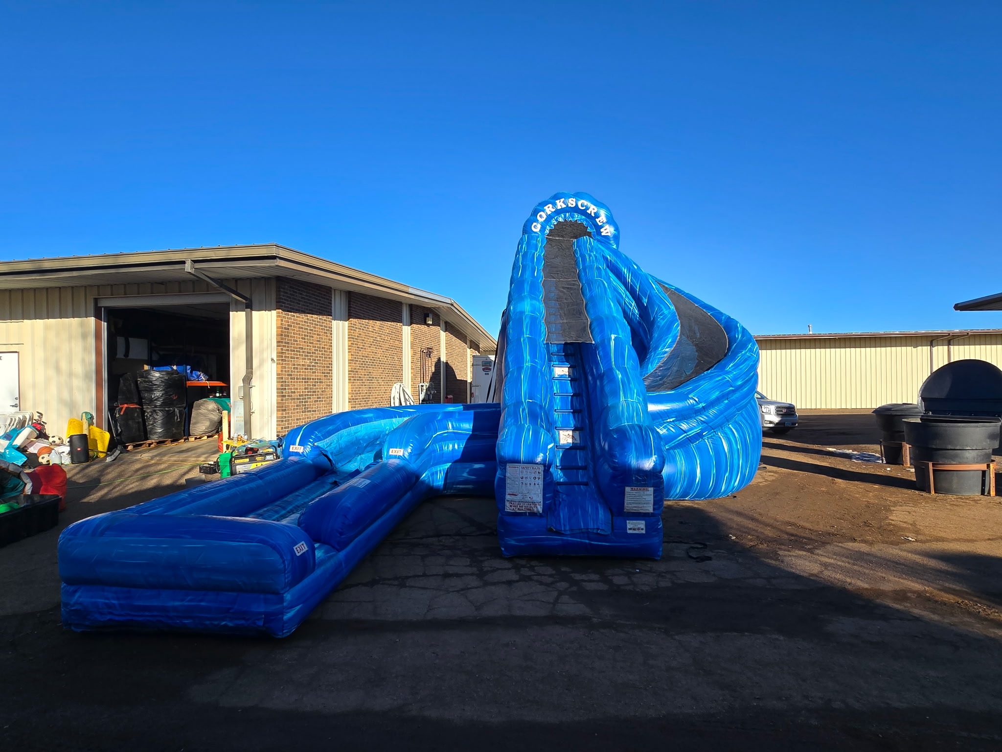 Corkscrew Water Slide