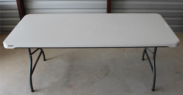 Tables - 6ft Rectangular without chairs
