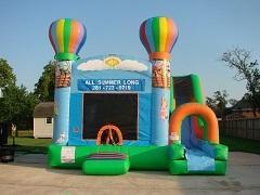 18ft Hot Air Balloon Bounce House Slide Combo Dry