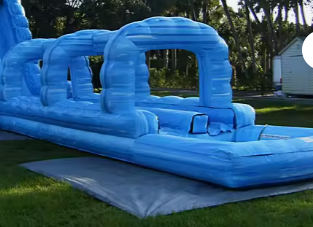 35 foot blue crush run n splash