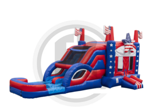 Stars & Stripes Inflatable Pool LG Combo