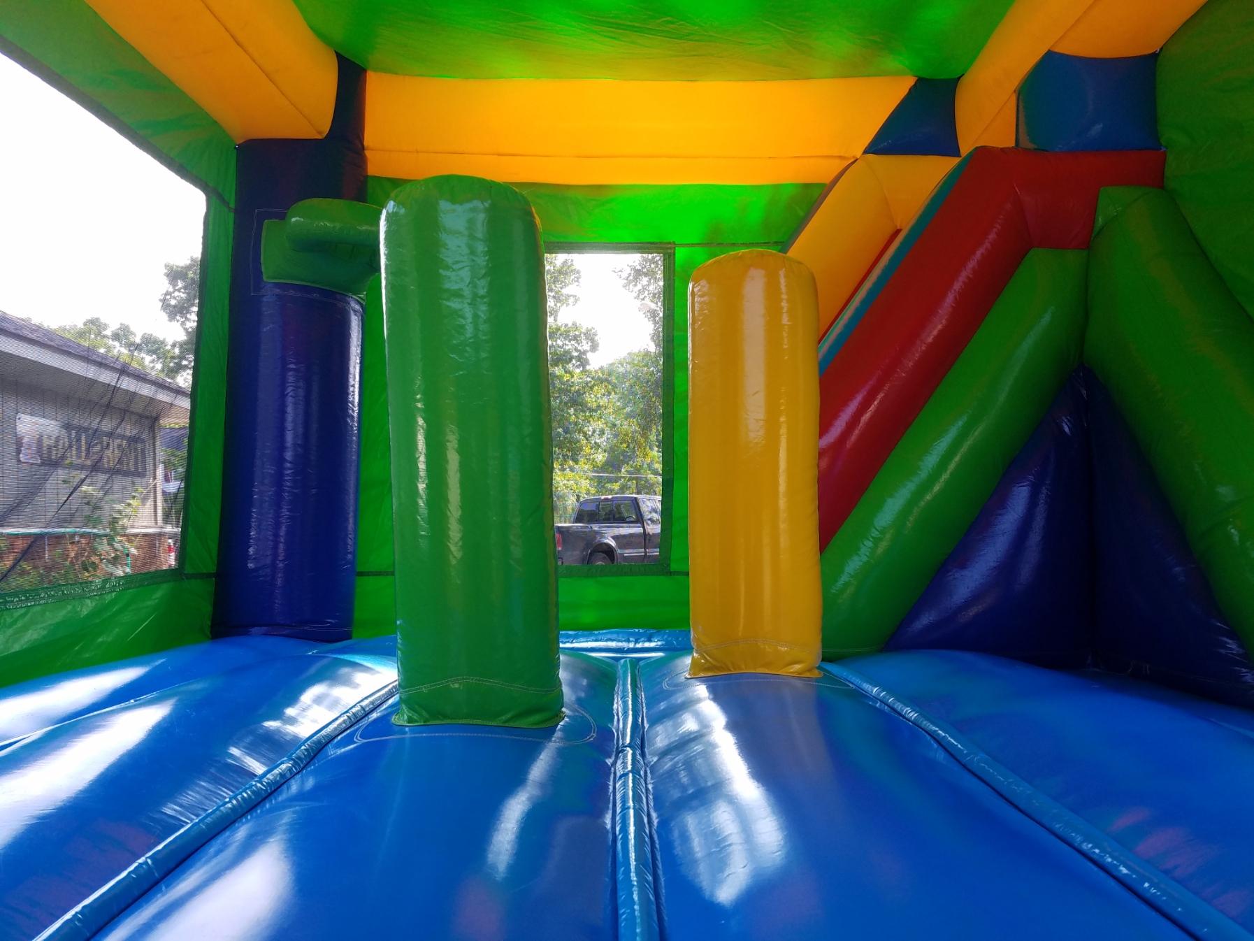 Rainbow Castle Combo inside view Rainbow Castle Combo inside view