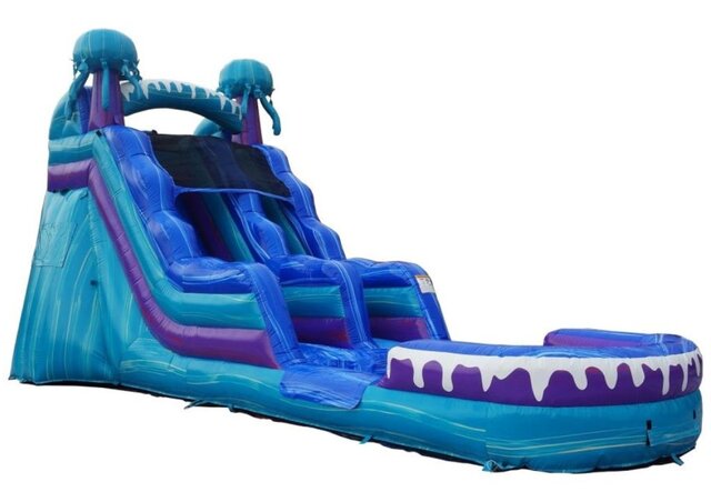 15' Electric Inflatable Water Slide