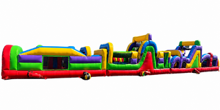 100' Retro Obstacle Course