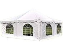 20' Pole Tent Cathedral Window Sidewall