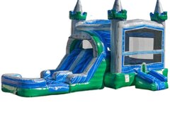 Sapphire Bounce House Slide Combo Wet/Dry