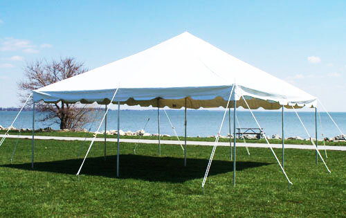 20 X 20 Pole Tent- White