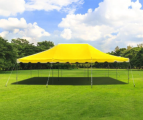 20x30 Pole Tent- Yellow