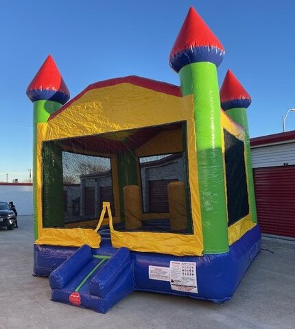 #8 BOUNCE HOUSE RED YELLOW BLUE GREEN