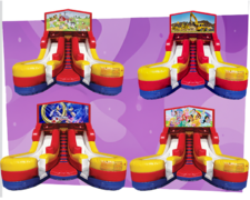 20x20x18 Double Splash Water Slide - Boys, Girls and Special Event Themes 
