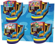 7-in-1 Combo w/ Pool - Boys, Girls and Special Event Themes