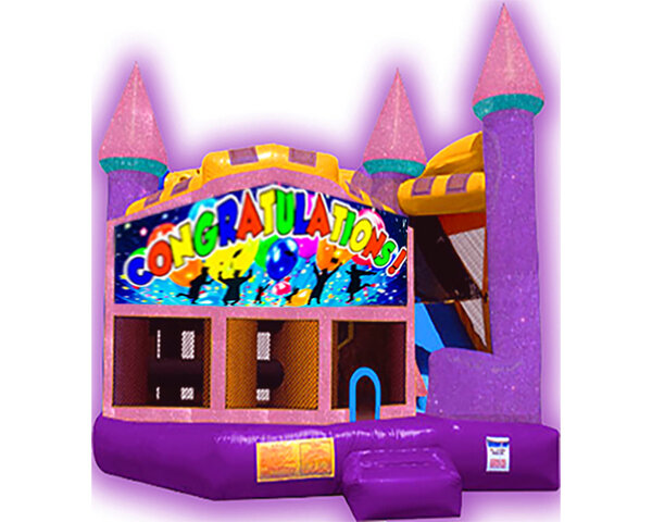 Graduation Congrats Girls Castle Combo